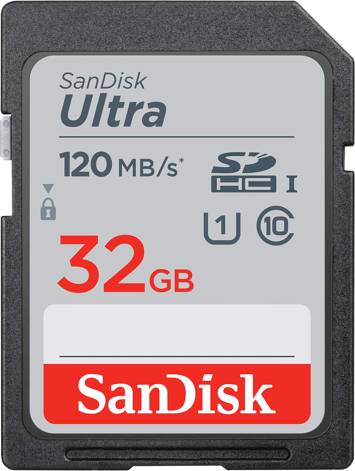SanDisk Ultra SDHC UHS-I Memory Card, SDSDUN4-032G-GN6IN, 32GB