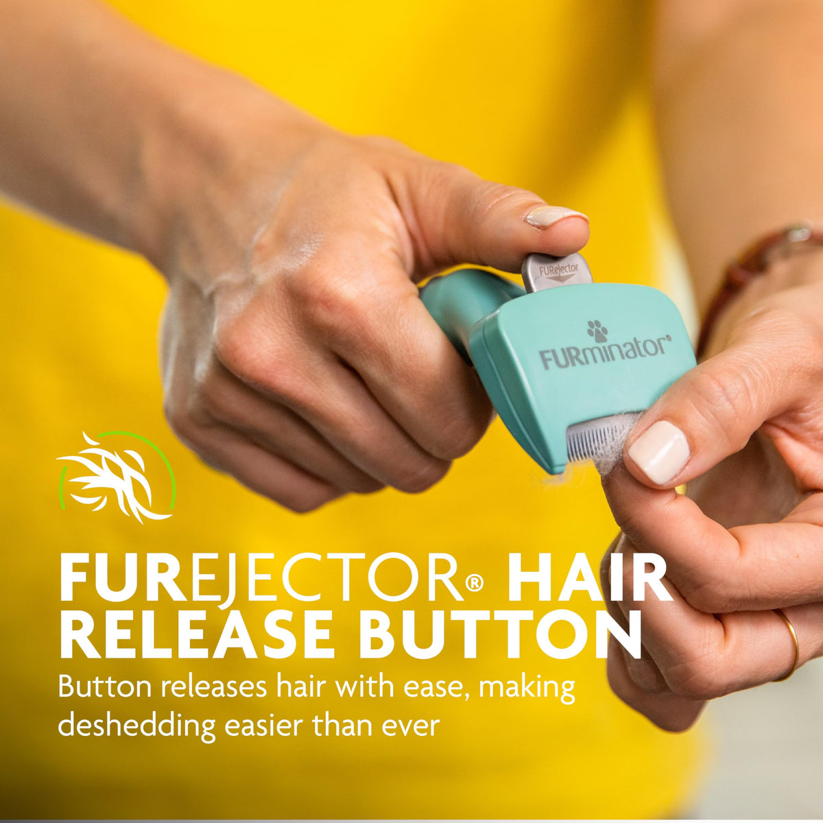 FURminator Short Hair deShedding Tool for Cats, Small