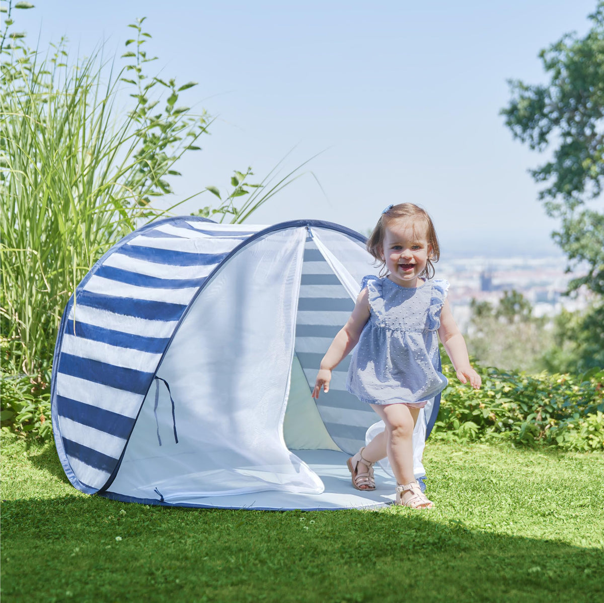 Babymoov Anti-UV Baby Beach Tent, UPF 50+, Marine