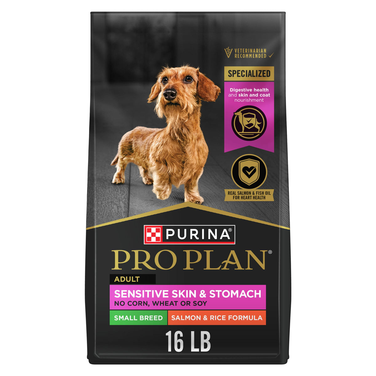 Pro Plan Small Breed Sensitive Skin & Stomach Dry Dog Food, 7.26 kg