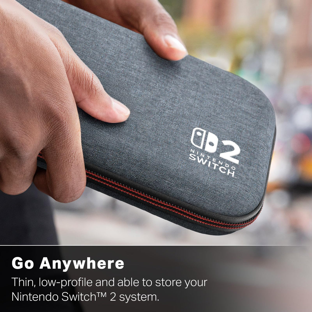 PowerA Slim Case for Nintendo Switch 2, Dark Heather Grey