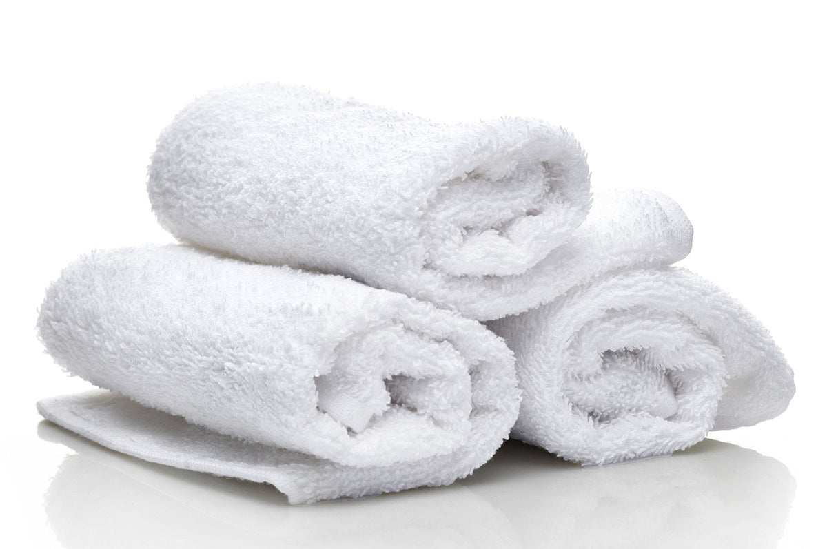 Utopia Towels Cotton Washcloths, 12 x 12 in, White, 24-Pack