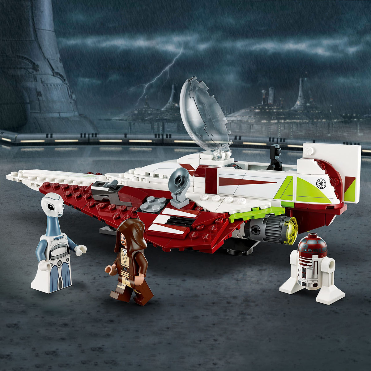 LEGO Star Wars Obi-Wan Kenobi's Jedi Starfighter Building Set, 75333
