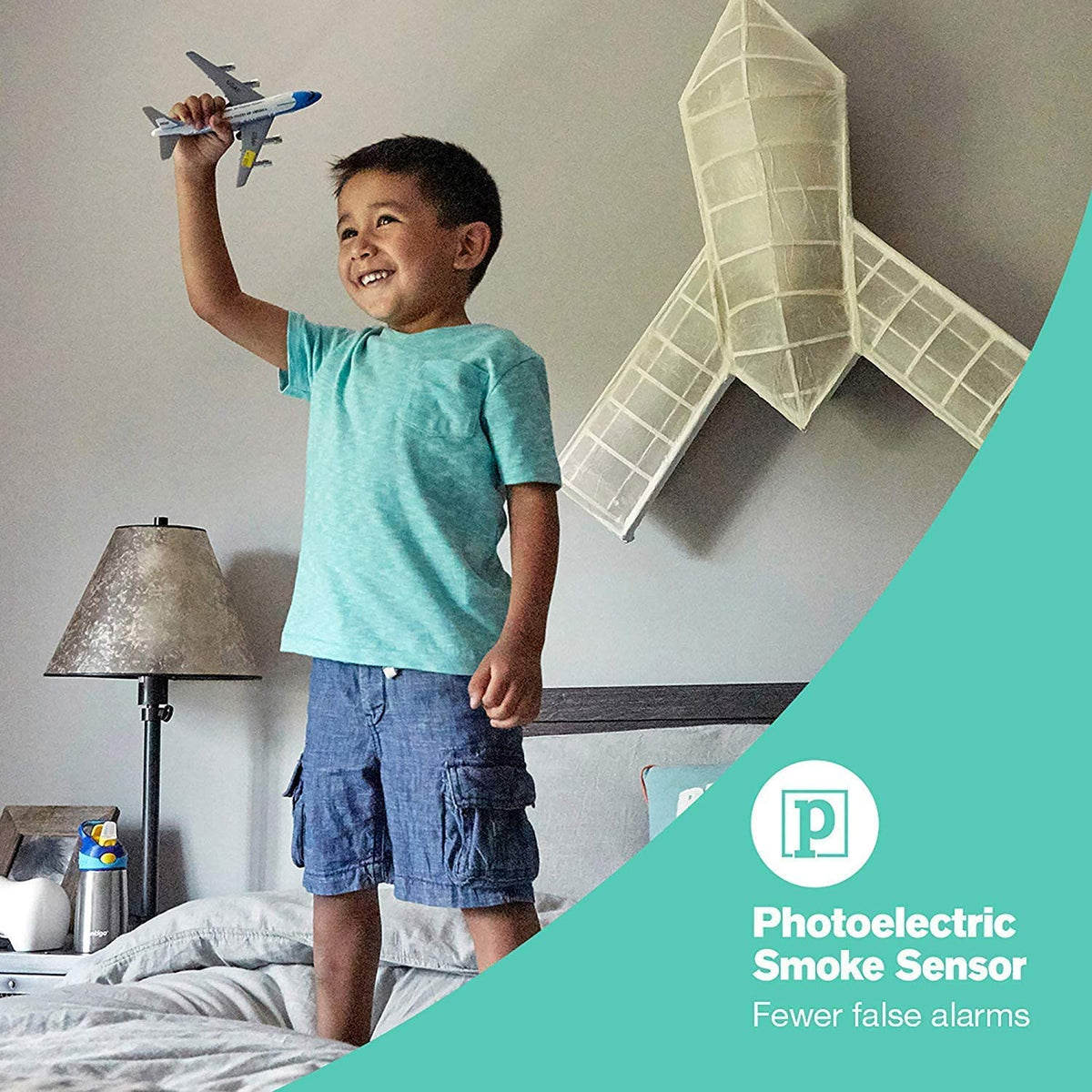 Combination Smoke and Carbon Monoxide Detector Alarm
