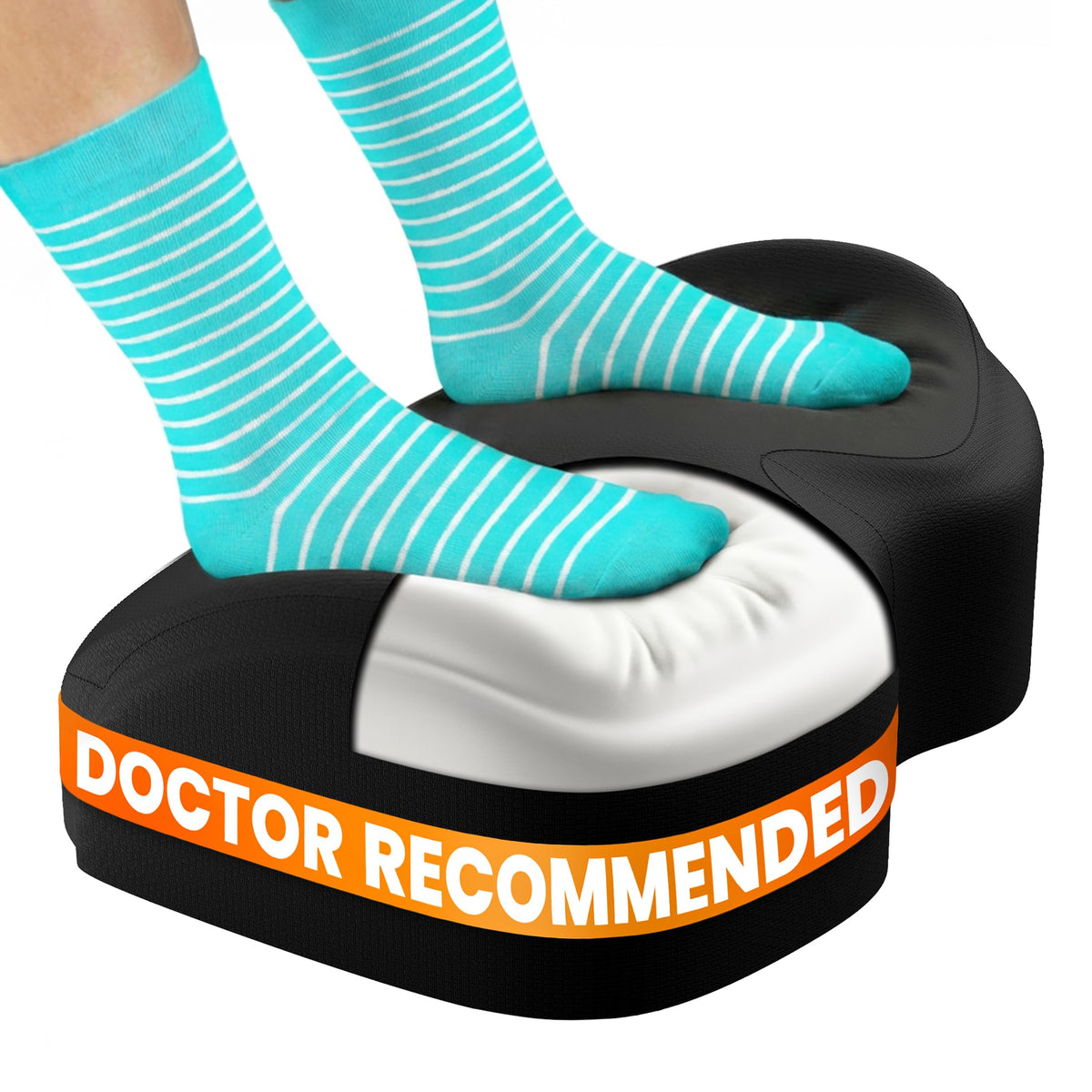Everlasting Comfort Memory Foam Under Desk Foot Rest