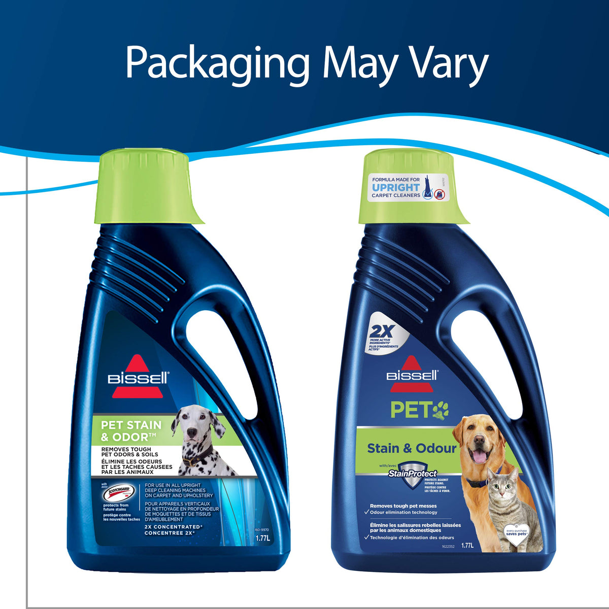 BISSELL Pet Stain & Odour Upright Carpet Formula, 60 oz, 99K5C