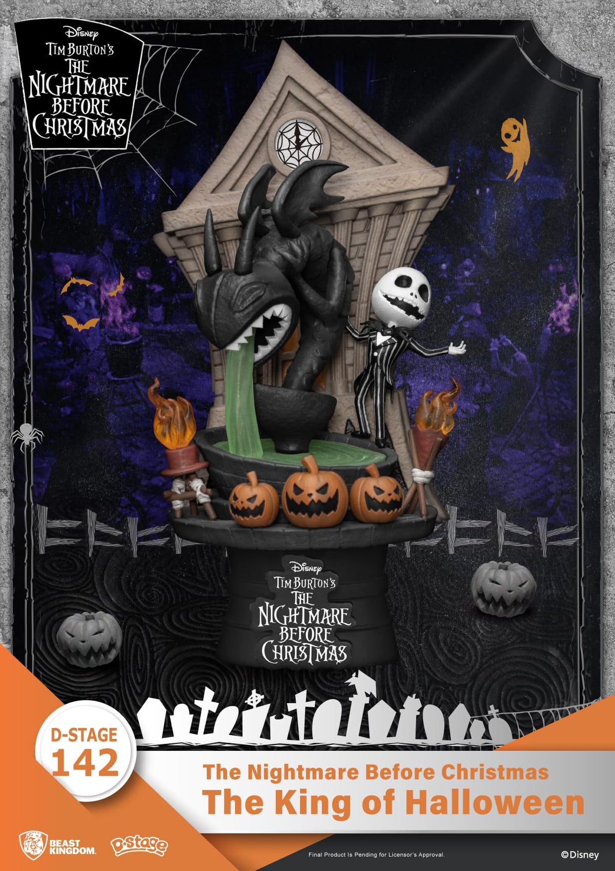 The Nightmare Before Christmas King Jack DS-142 D-Stage Statue