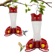 Perky-Pet 203CPBN Glass Hummingbird Feeders, 8 oz, 2-Pack