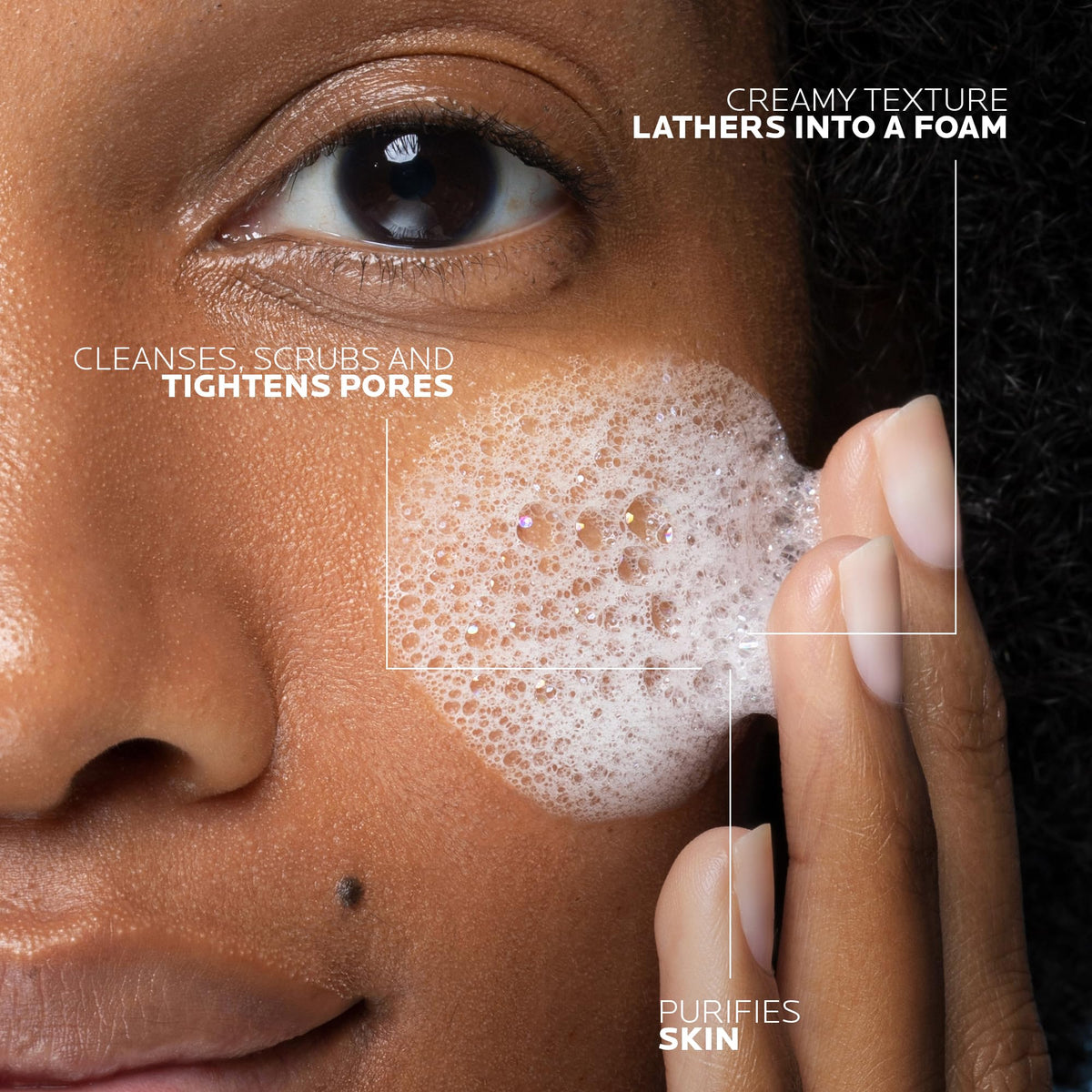 La Roche-Posay Effaclar Foaming Cream Cleanser, 125 mL