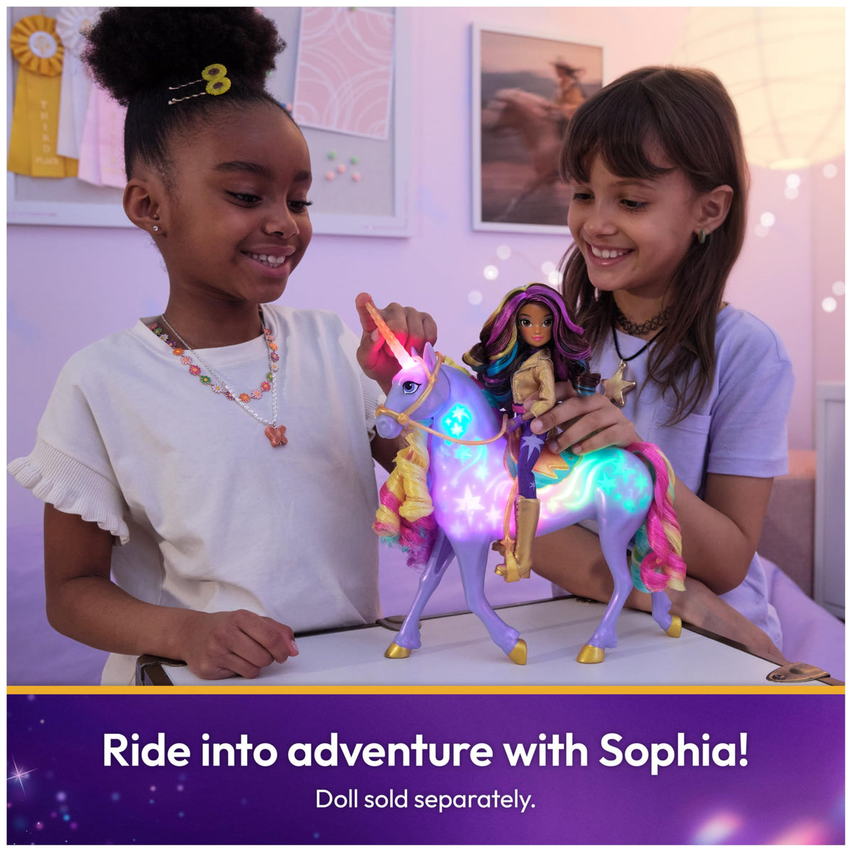 Unicorn Academy Interactive Rainbow Light-Up Wildstar, Ages 4+