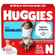 Huggies Little Snugglers Newborn Diapers, 84 Count, Giga Pack