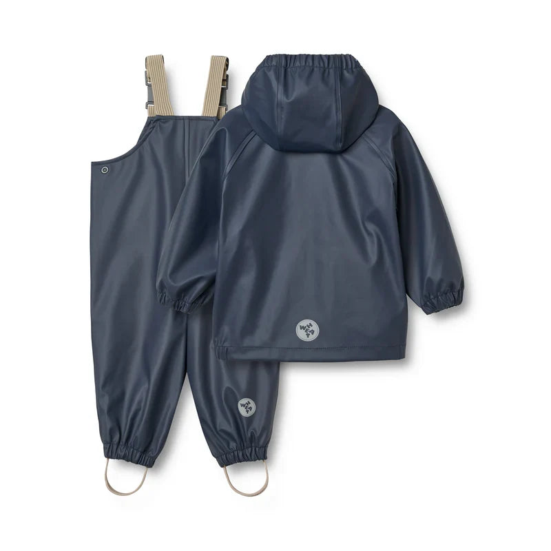 Wheat Charlie Rainwear Set, Ink