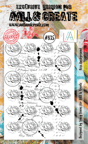 AALL and Create Stamp Set - 835 - Rose Background