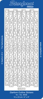 Deco Stickers - Ribbon Border-Shooting Stars