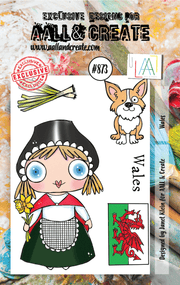 AALL and Create Stamp Set -873 - Wales