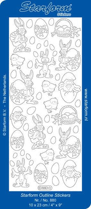 Deco Stickers - Easter Bunny
