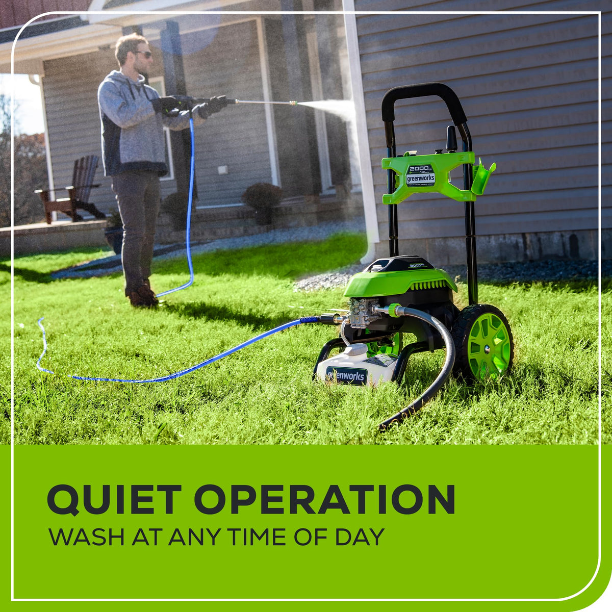 Greenworks 2000 PSI 1.2 GPM Cold Water Electric Pressure Washer