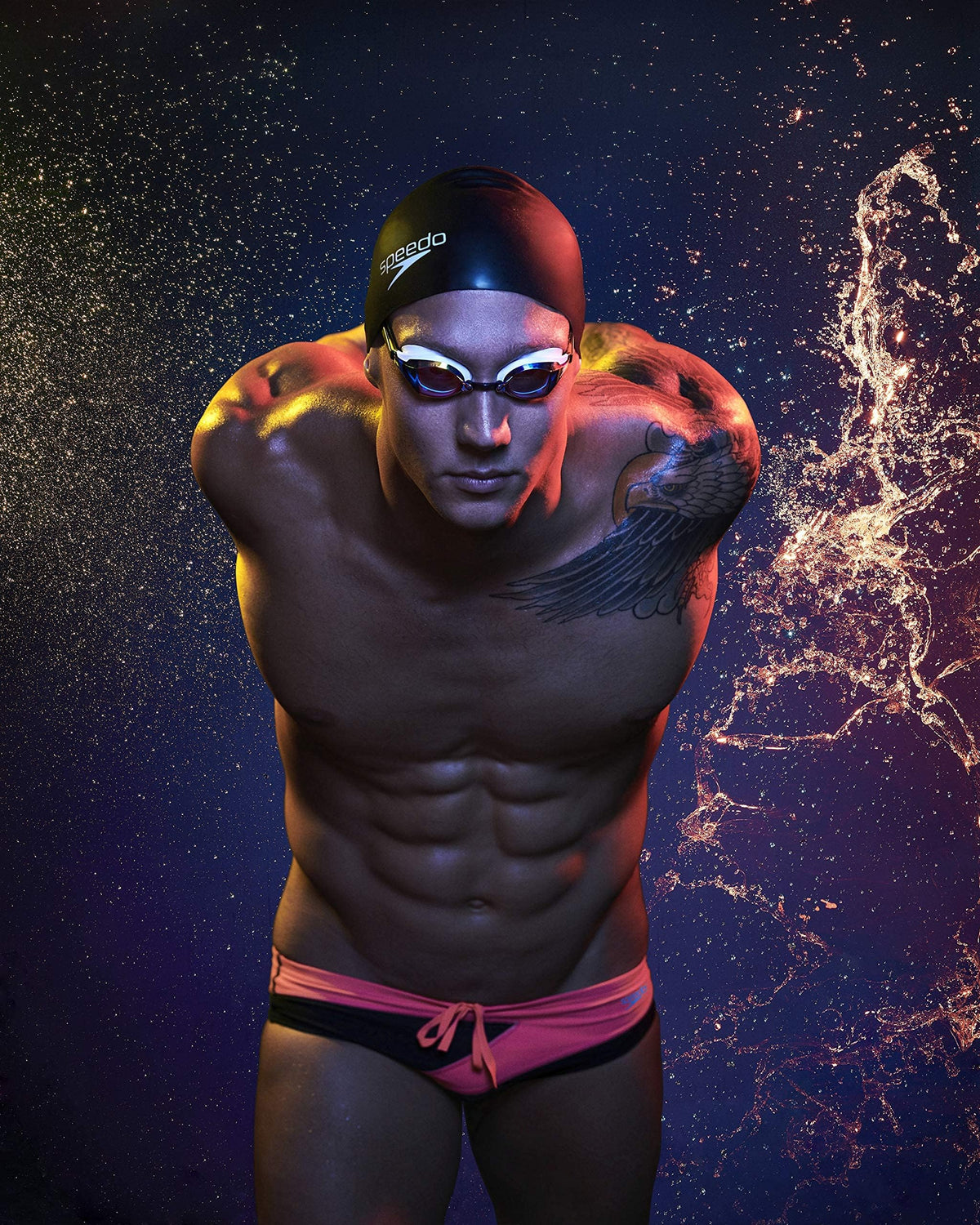 Speedo Unisex Adult Silicone Swim Cap, Black, One Size