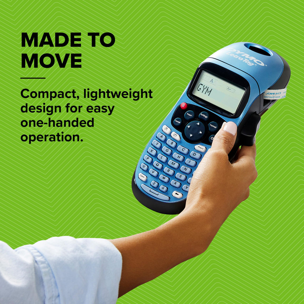 DYMO LetraTag 100H Handheld Label Maker with 3 Tapes