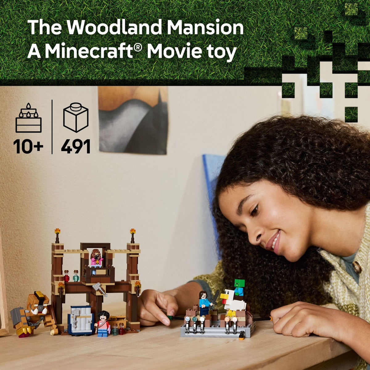LEGO Minecraft Woodland Mansion Fighting Ring Building Set, 21272