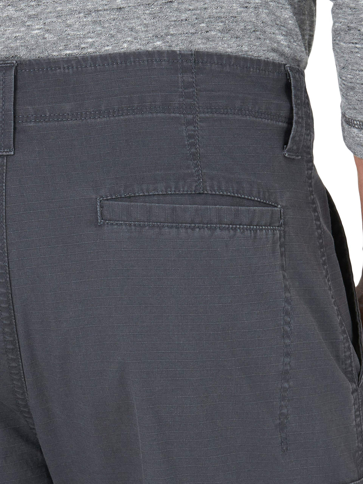 Wrangler Authentics Men's Classic Cargo Stretch Short, Anthracite, 42