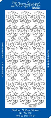 Deco Stickers - 50th