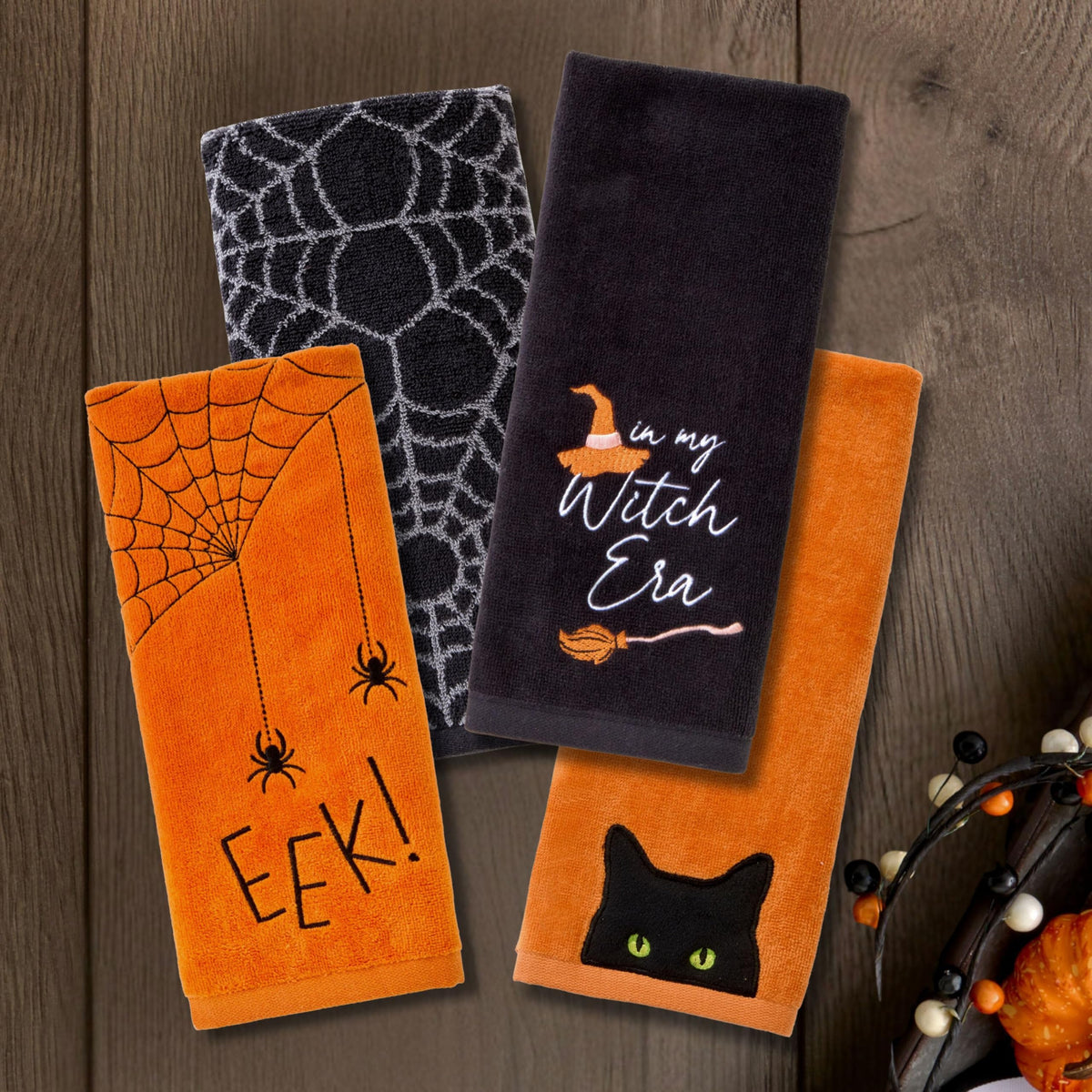 SKL Home Eek Hand Towel Set, 2 pc