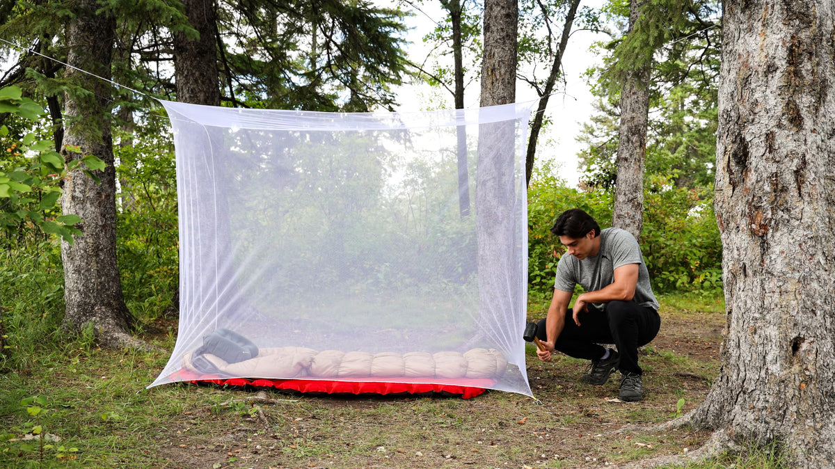 Coghlan's Rectangular Mosquito Net, White, 78" x 32" x 59"