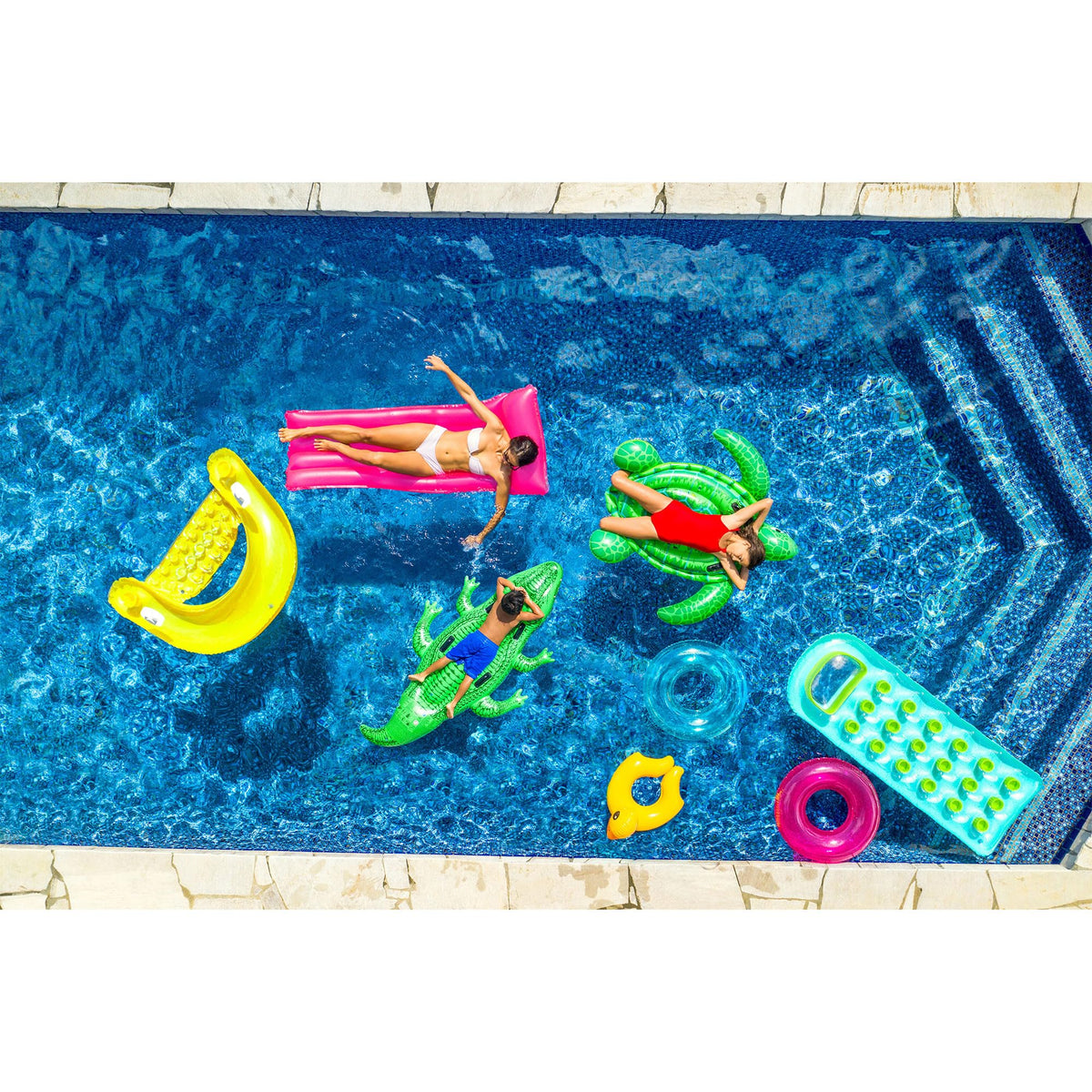 Intex Sit N Float Inflatable Lounge, 60" x 39"