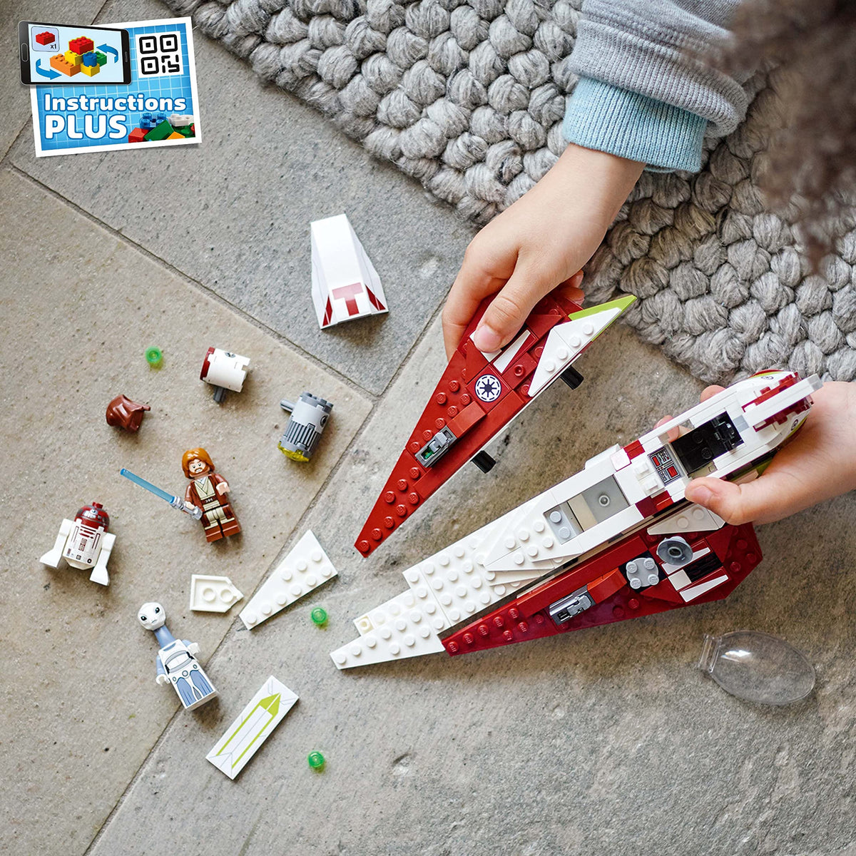 LEGO Star Wars Obi-Wan Kenobi's Jedi Starfighter Building Set, 75333