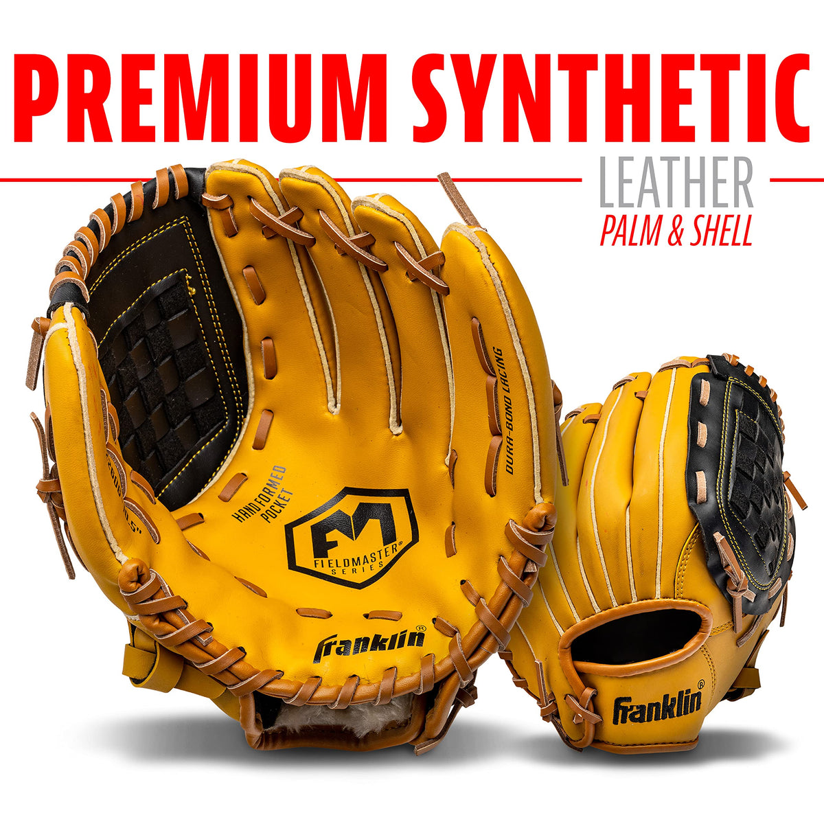 Franklin Sports Fieldmaster Glove, Men's/Women's, Right Hand, 10.5 in