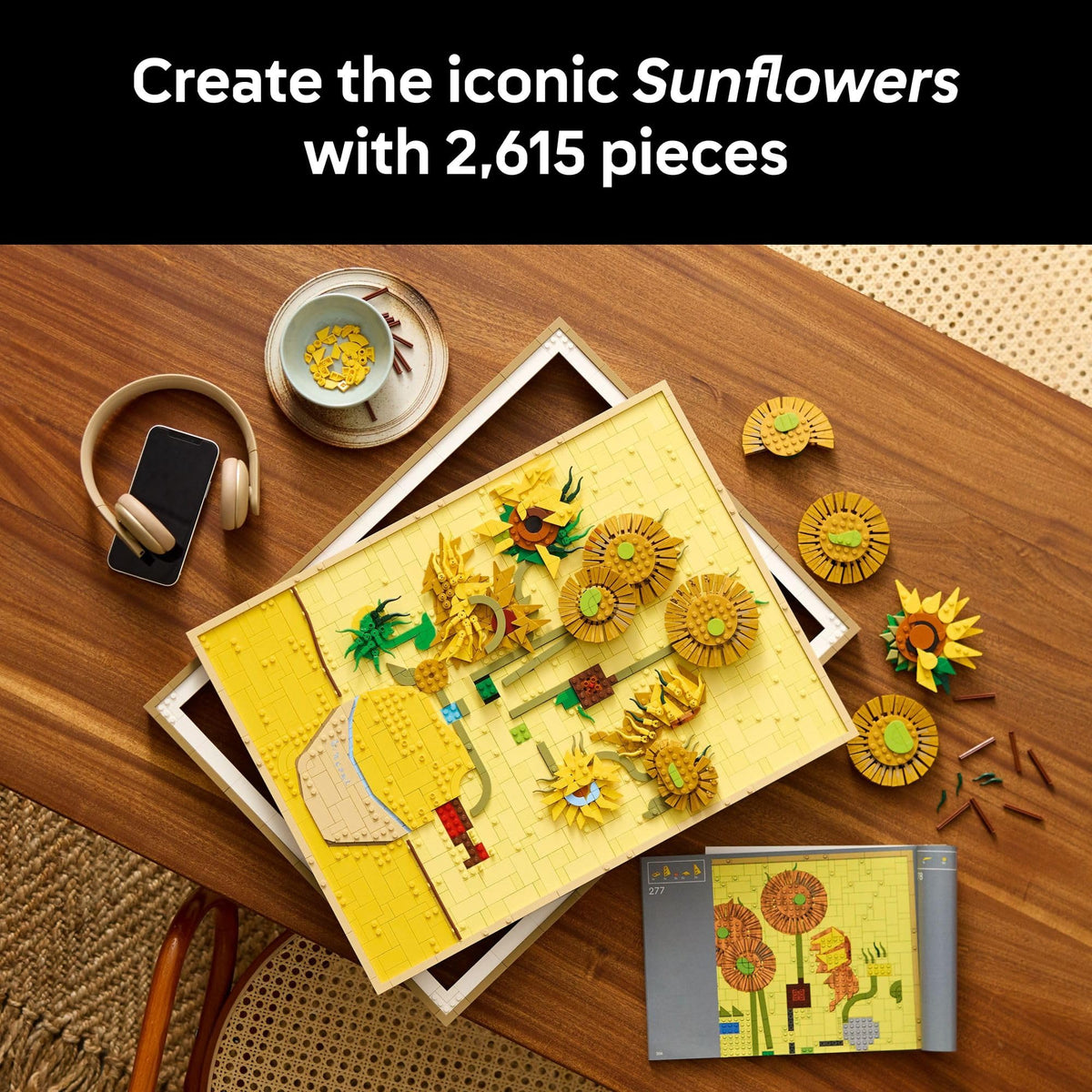 LEGO Art Vincent Van Gogh Sunflowers Building Set, 31215