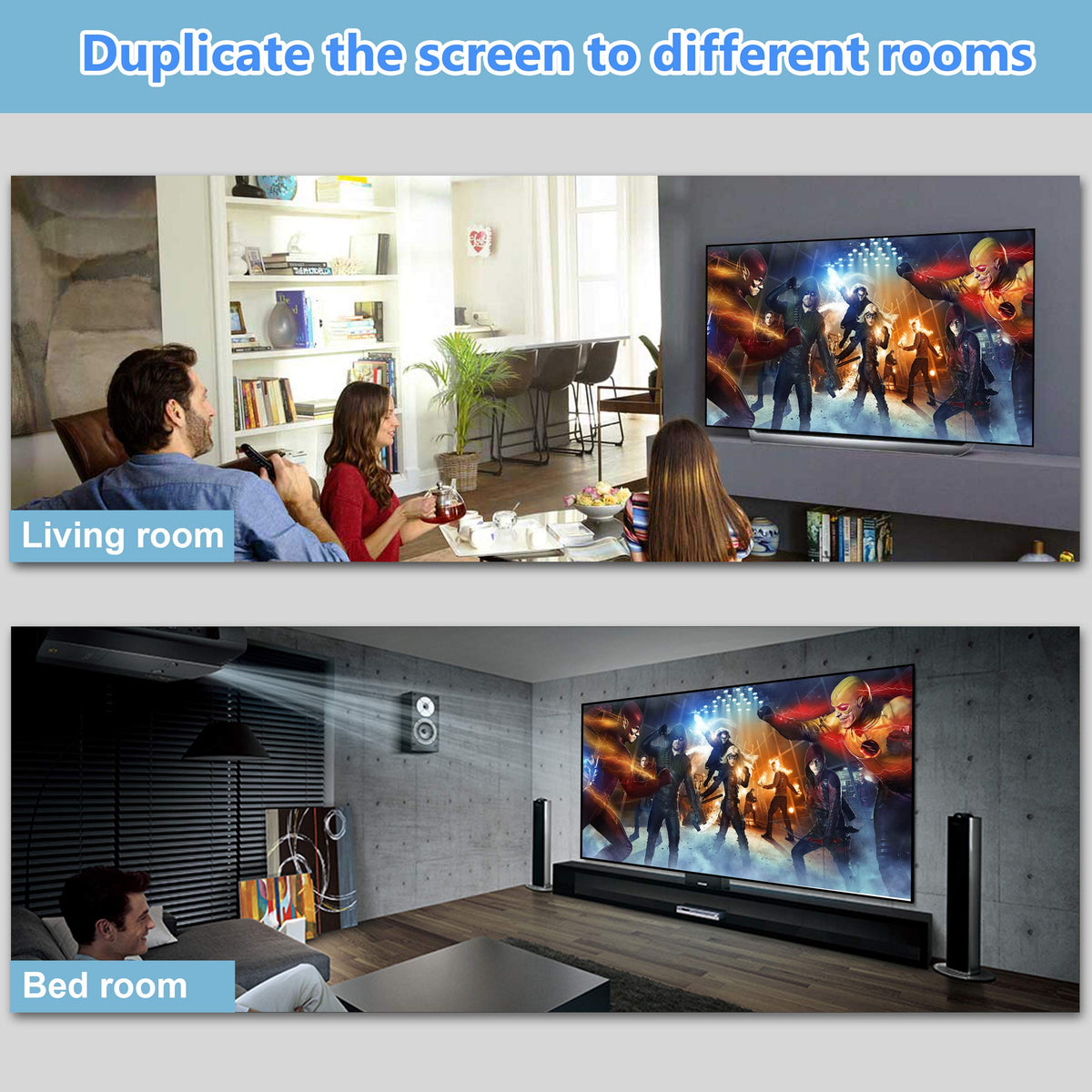avedio links 1 in 2 Out 4K HDMI Splitter with 4 ft Cable