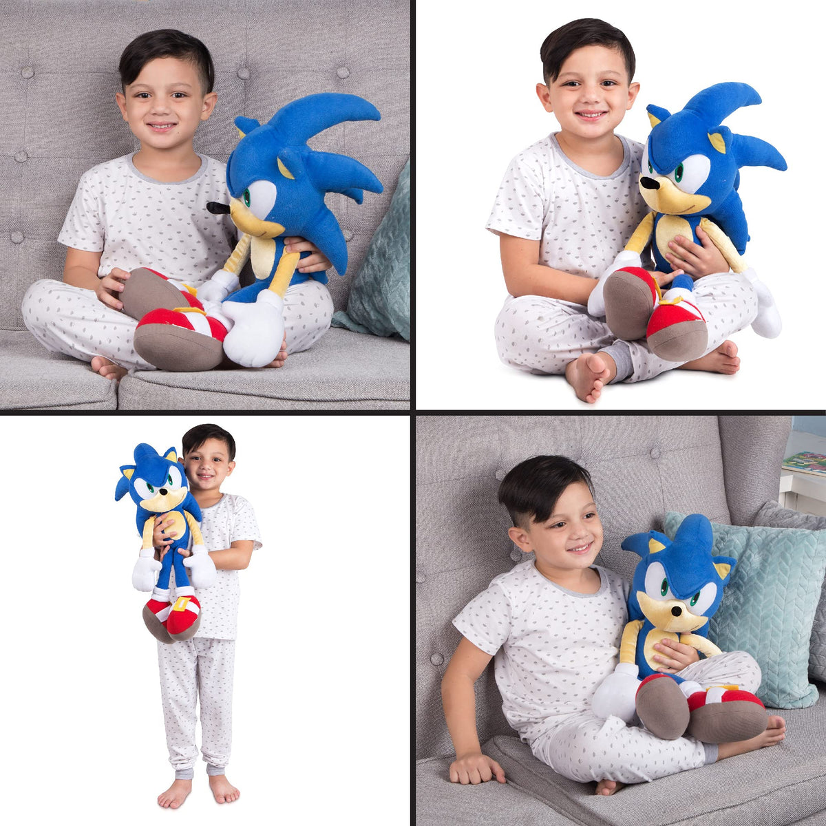 Franco Kids Bedding Plush Cuddle Pillow Buddy, Sonic the Hedgehog