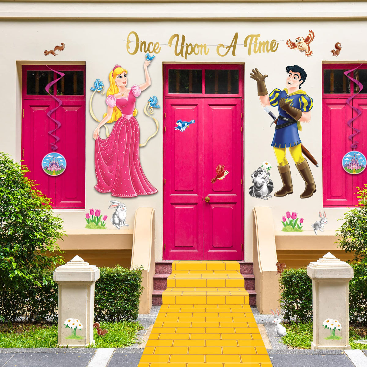Beistle 2-Piece Yellow Brick Aisle Floor Runners