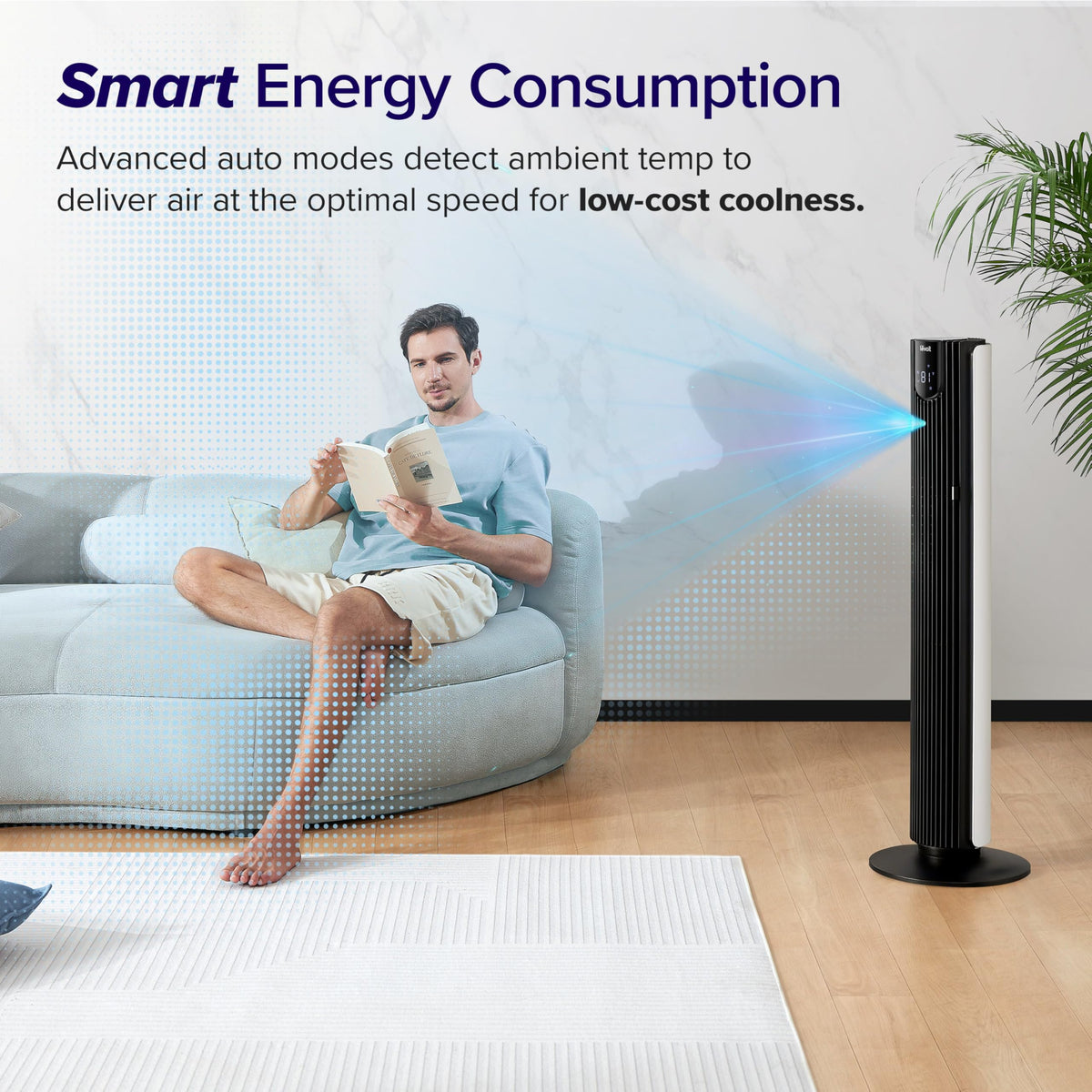 Levoit Smart 42 Inch Tower Fan for Bedroom