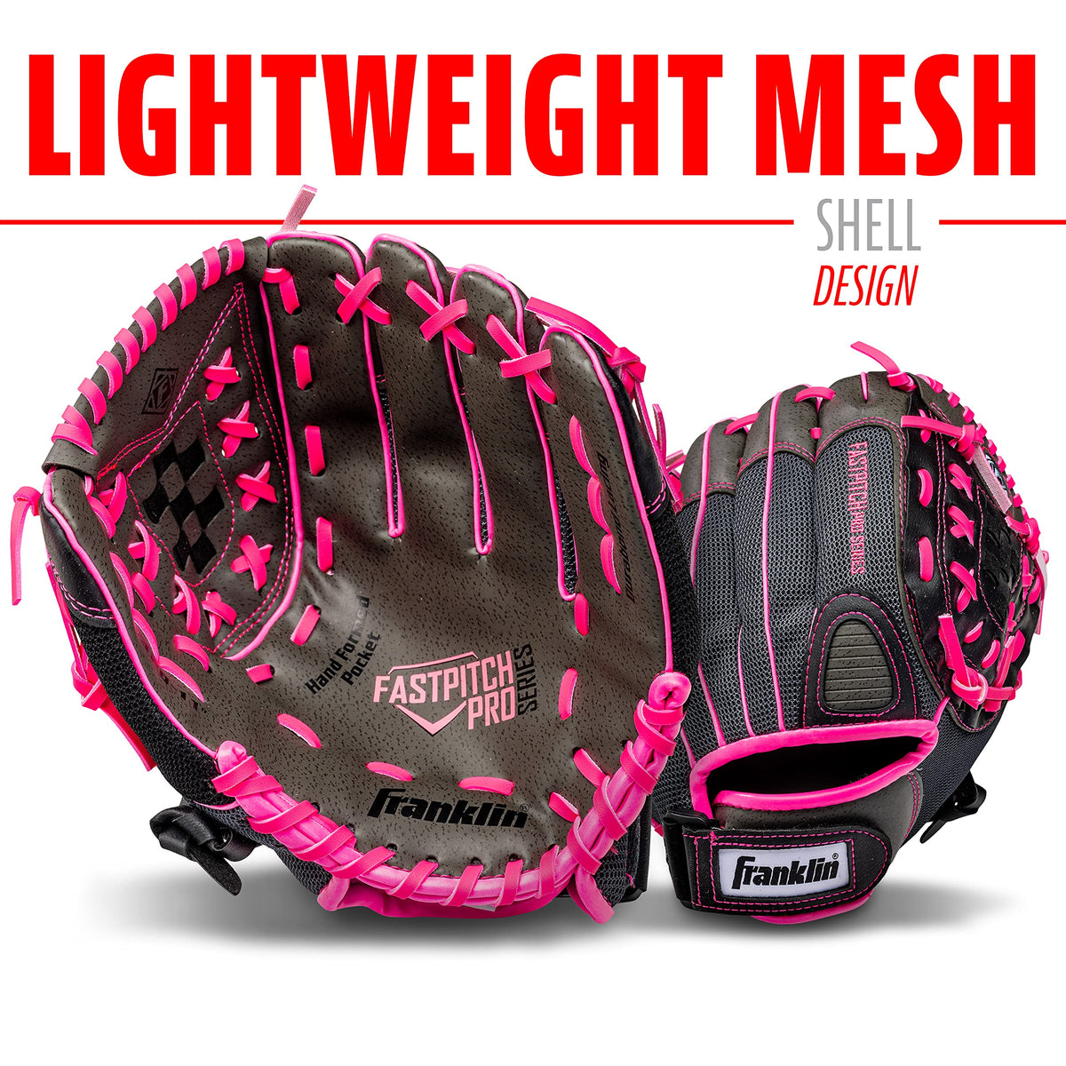 Franklin Sports Windmill Fastpitch Pro Softball Glove, 12 Inch, Pink