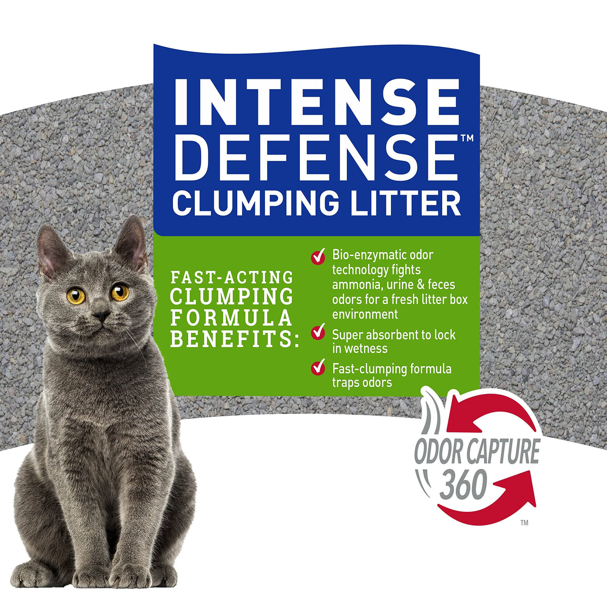 Nature's Miracle Intense Defense Clumping Litter, 40 lbs