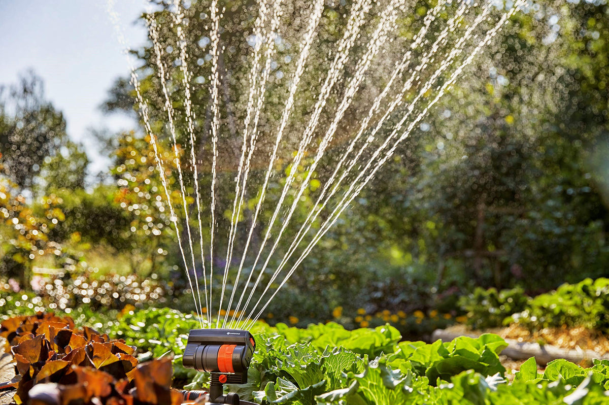 Gardena N83-SZMXFP ZoomMaxx Oscillating Sprinkler on Spike
