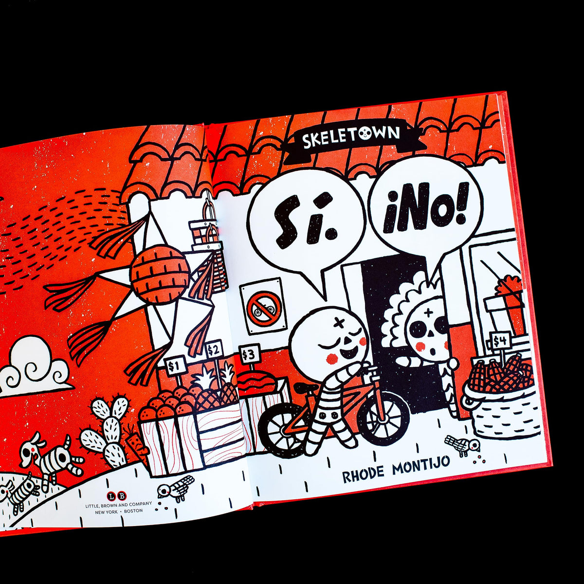 Skeletown Sí ¡No!: A Funny Friendship Story, Ages 4-8