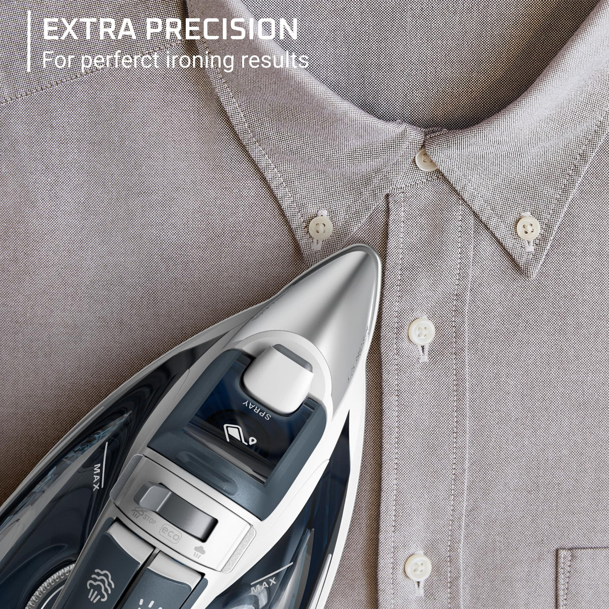Rowenta Focus Excel Steam Iron, 1725 W, DW5280, Grey