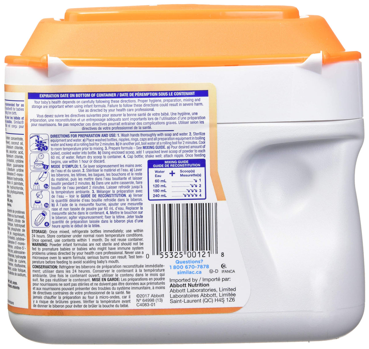Similac Sensitive Lactose Sensitivity Baby Formula, 0+ Months, 638g