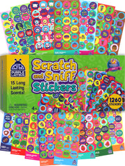 PURPLE LADYBUG Scratch and Sniff Reward Stickers (1260 Count)