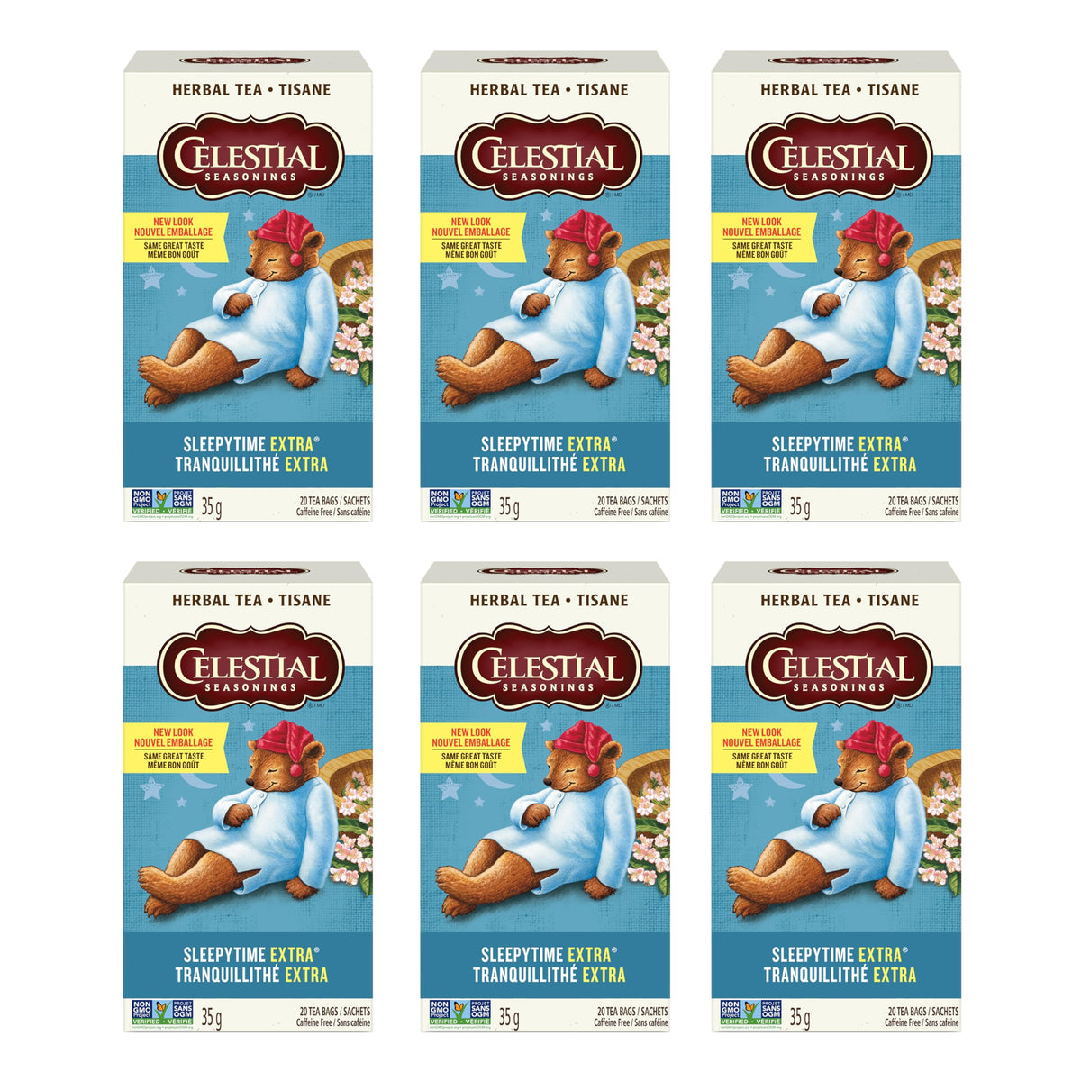 Celestial Seasonings Sleepytime Extra Tea, 6-Count