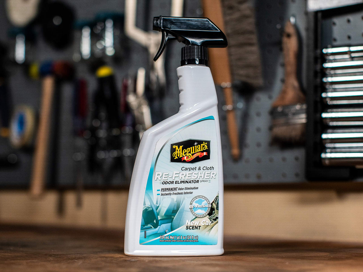 Meguiar's Carpet & Cloth Re-Fresher Odor Eliminator Spray, 24 Oz