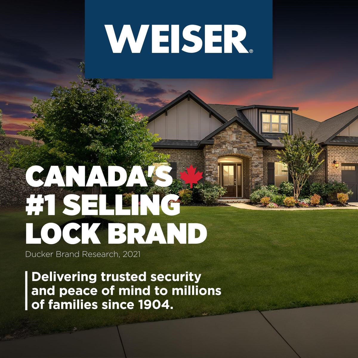 Weiser Elements Matte Black Square Deadbolt Lock, Grade 3