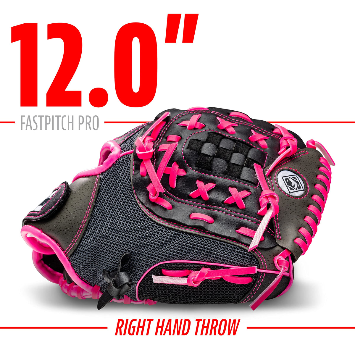 Franklin Sports Windmill Fastpitch Pro Softball Glove, 12 Inch, Pink