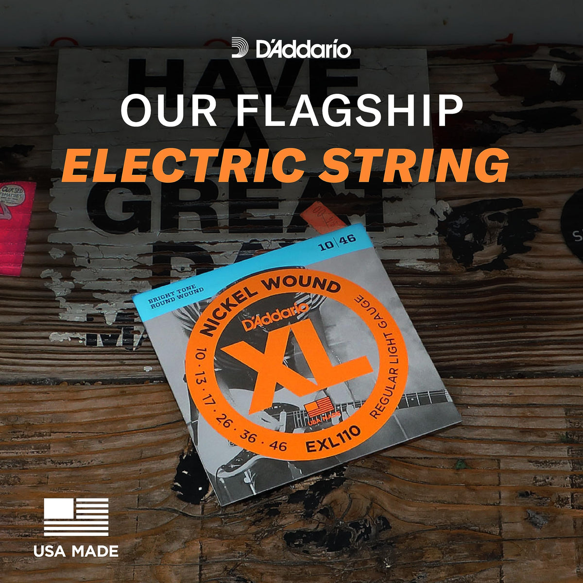 D'Addario EXL110 Nickel Wound Electric Guitar Strings, 3 Pack, 10-46