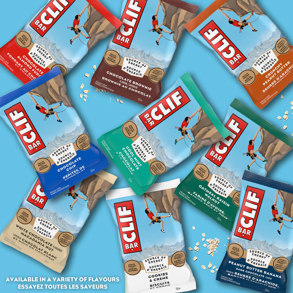 Clif Bar Energy Bars, Crunchy Peanut Butter, 15 Pack