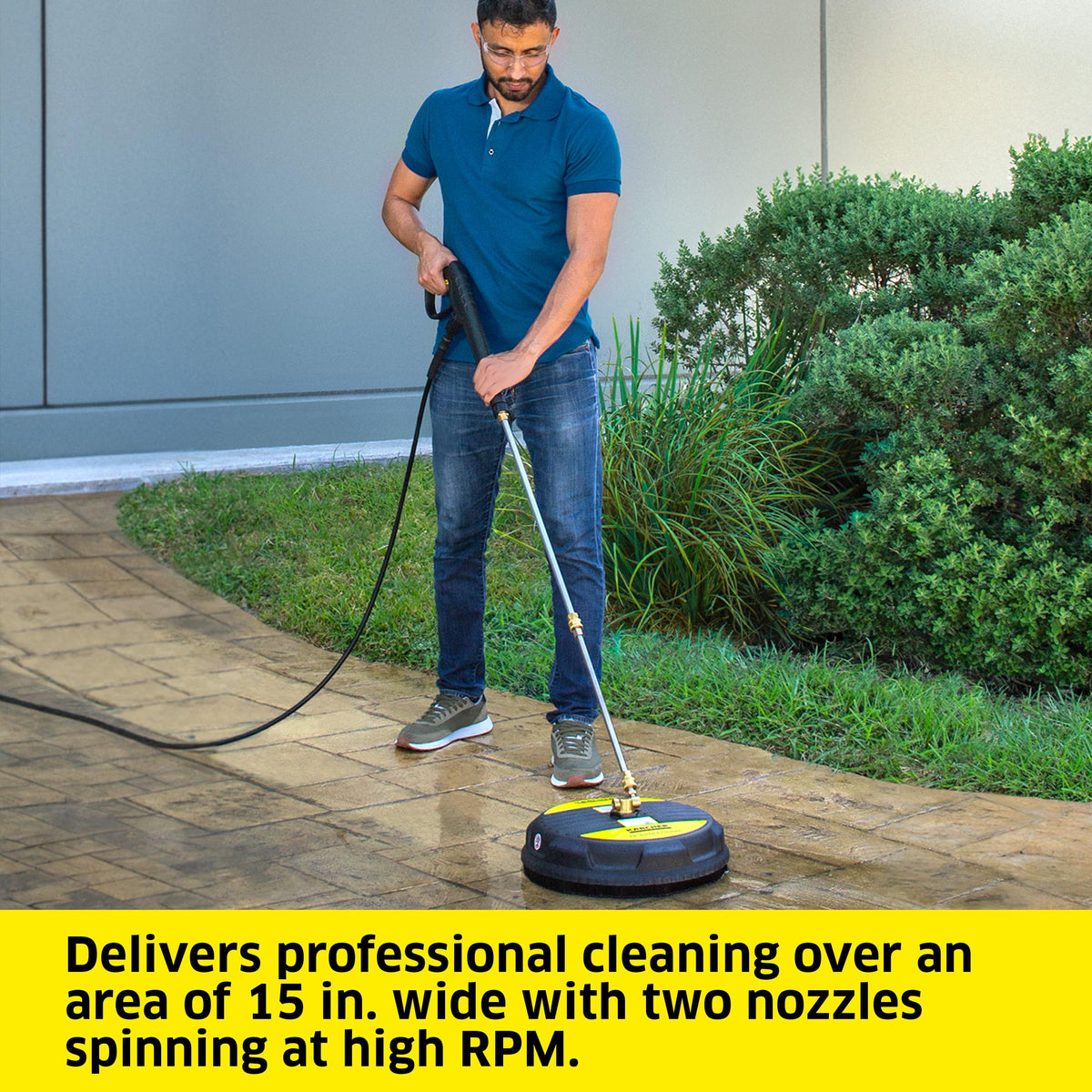 Karcher Universal 15" Pressure Washer Surface Cleaner, 1/4" Connect